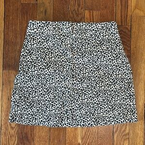 Cheetah Print Skirt